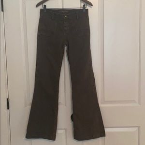 Level 99 Size 28 Charcoal Brown Flare Jeans